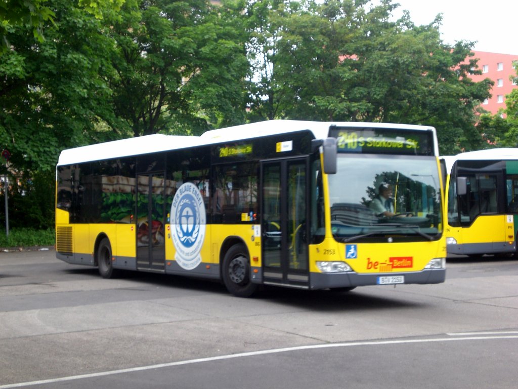 Mercedes-Benz O 530 LE  (Citaro) auf der Linie 240 nach S-Bahnhof Storkower Strae am Ostbahnhof.