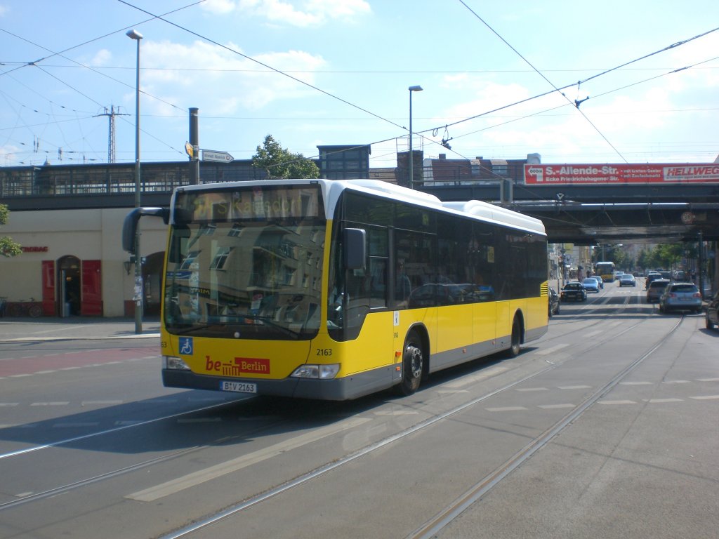 Mercedes-Benz O 530 LE  (Citaro) auf der Linie 164 nach S-Bahnhof Kaulsdorf am S-Bahnhof Kpenick.