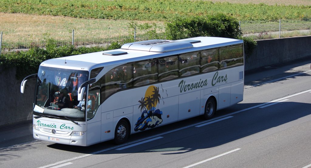 Mercedes Benz Tourismo de la maison Veronica Cars photographi le 18.08.2012 prs de Berne 
