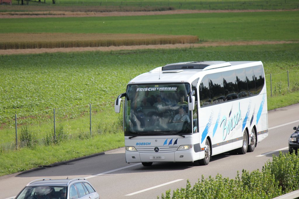 Mercedes Benz Travego de la maison Boesch photographi le 08.07.2012  Oensingen