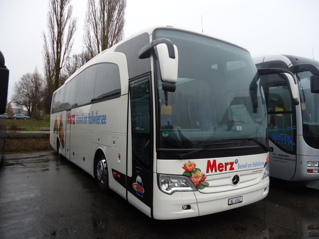 Mercedes Benz Travego de la maison Merz photographi le 26.11.2012  Berne