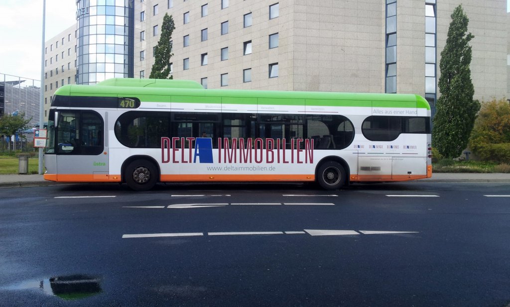 Mercedes Citaro, am 27.09.2012 am Airport Hannover.