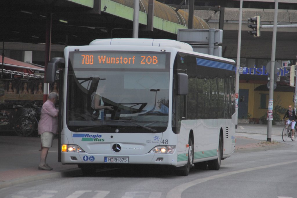 Mercedes Citaro am Hannover/ZOB am 30.06.10