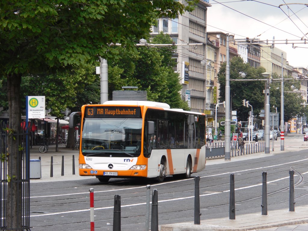 Mercedes Citaro am Mannheimer Hbf Juli 2010