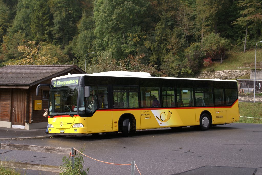 Mercedes Citaro auf der Linie 2 an der Endstation in Ringgenberg. Die Aufnahme stammt vom 03.10-2008.