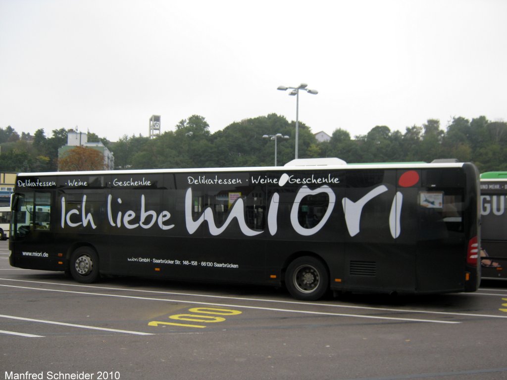 Mercedes Citaro Bus. Das Foto habe ich am 07.10.2010 in Saarbrcken gemacht.