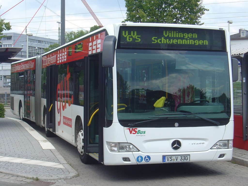 Mercedes Citaro G  Maier VS Bus , Villingen Bahnhof 07.07.2011