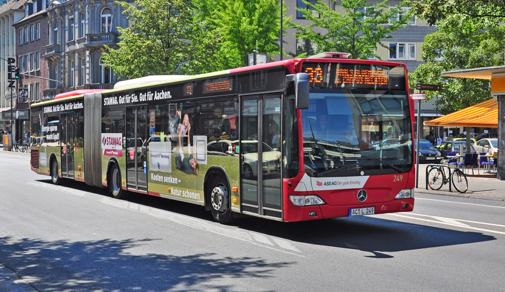 Mercedes Citaro Gelenkbus der ASEAG in Aachen - 07.07.2010