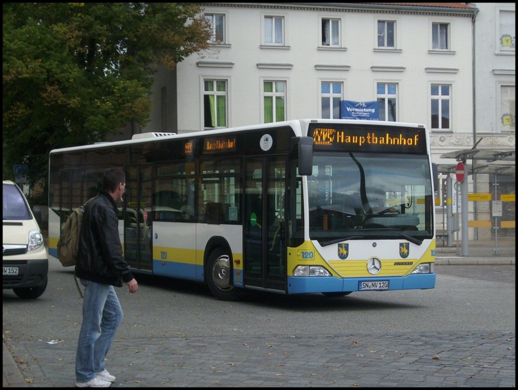 Mercedes Citaro I vom Nahverkehr Schwerin in Schwerin am 08.09.2012