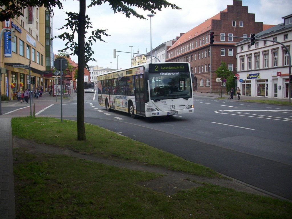 Mercedes Citaro I der Stadtwerke Stralsund (SWS) in Stralsund am 28.06.2012 

