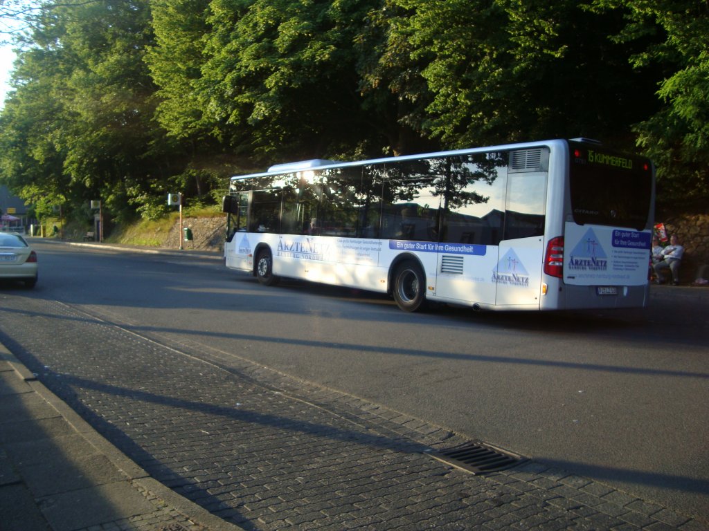 Mercedes Citaro II, am 31.05.2009 in Pinneberg.