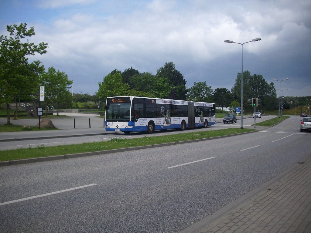 Mercedes Citaro II der Rostocker Straenbahn AG in Rostock am 10.07.2012

