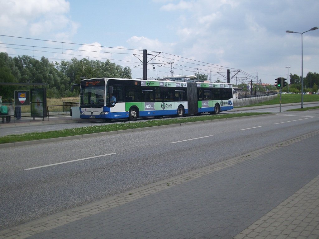 Mercedes Citaro II der Rostocker Straenbahn AG in Rostock am 10.07.2012 

