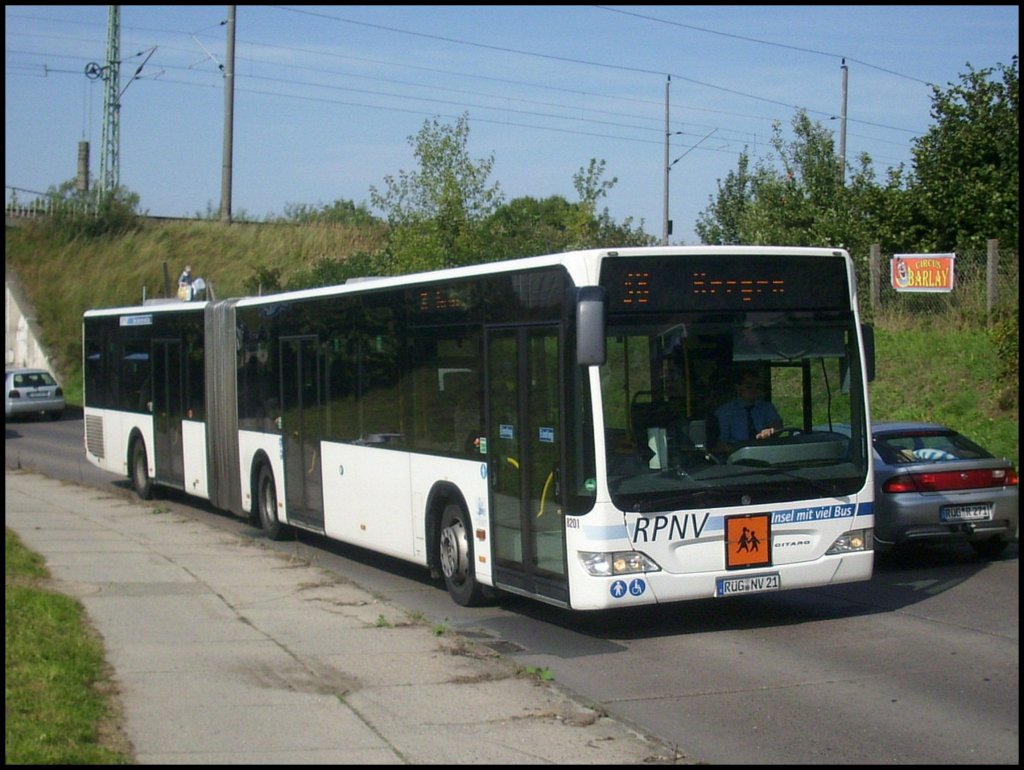 Mercedes Citaro II der RPNV in Bergen am 10.09.2012