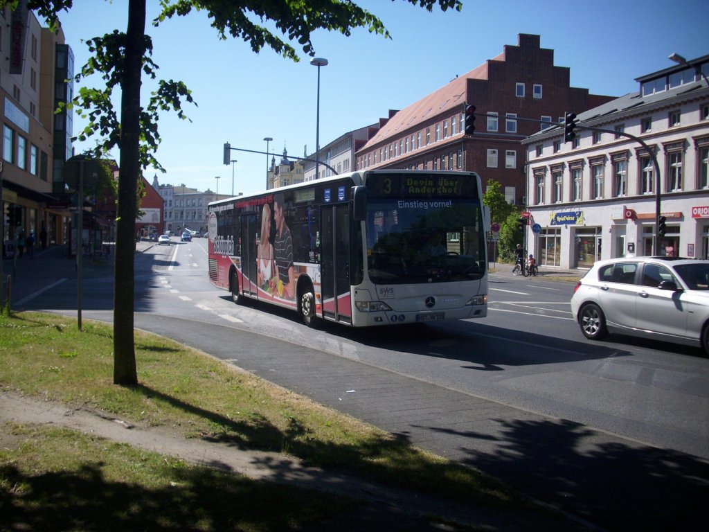 Mercedes Citaro II der Stadtwerke Stralsund (SWS) in Stralsund am 21.06.2012 

