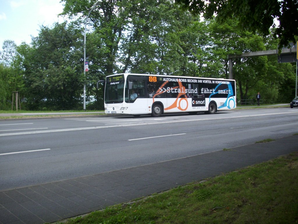 Mercedes Citaro II der Stadtwerke Stralsund (SWS) in Stralsund am 28.06.2012 

