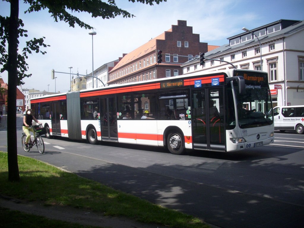 Mercedes Citaro II der Stadtwerke Stralsund in Stralsund am 05.07.2012