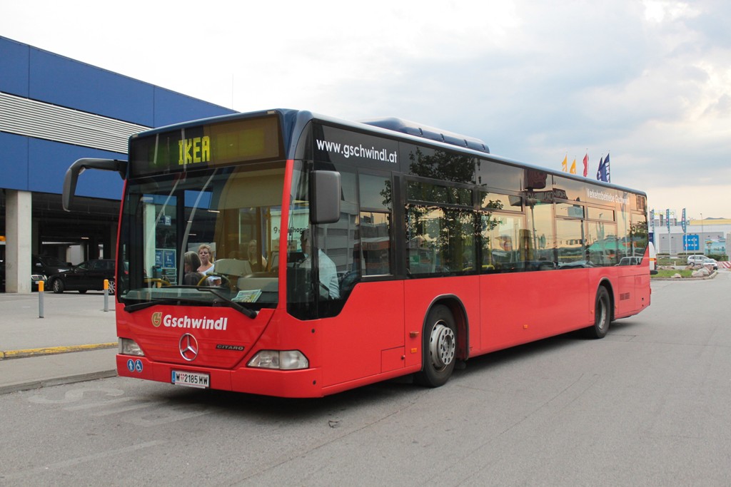 Mercedes Citaro Nr. 517 der Verkehrsbetriebe Gschwindl als IKEA Shuttlebus
