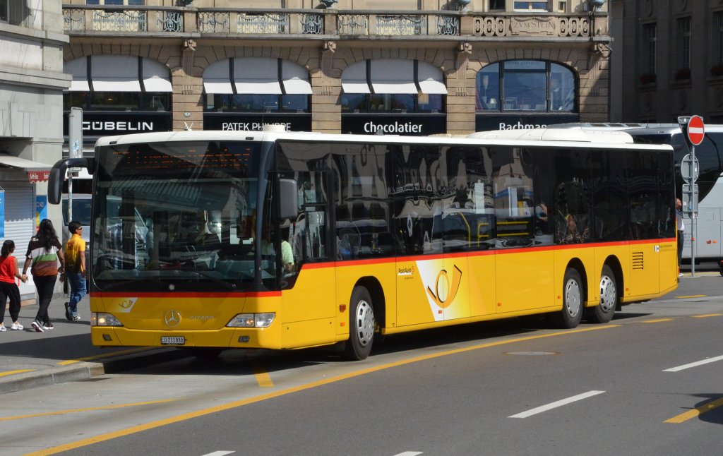 Mercedes Citaro Postbus (15m lnge) in Luzern am 18.06.2013 beobachtet.