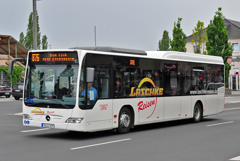 Mercedes Citaro im Regionalverkehr/Stadtverkehr Euskirchen,  Laschke-Reisen , Euskirchen Bf 17.06.2010