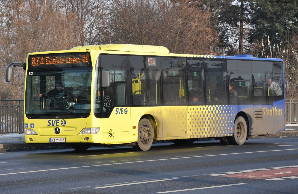 Mercedes Citaro, SVE (Stadtverkehr Euskirchen) Linie 874 - 07.01.2010
