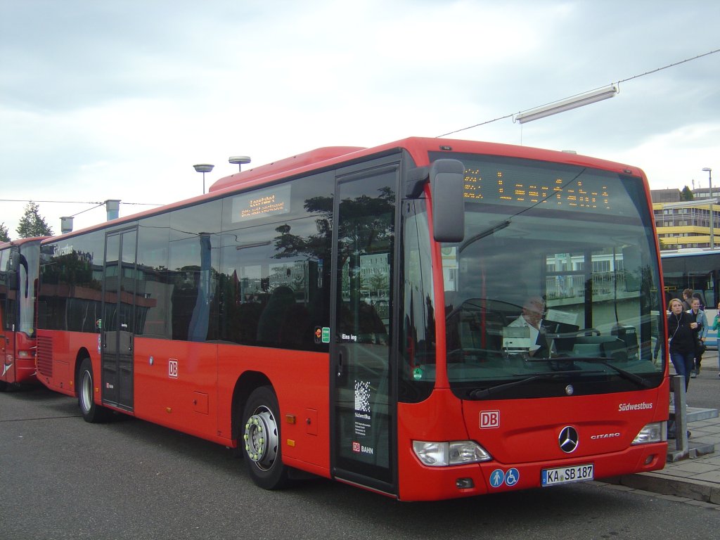Mercedes Citaro   Sdwestbus , 24.09.2010 Pforzheim