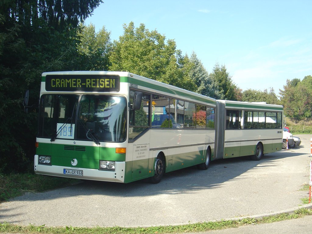 Mercedes O 405 G  Cramer , 24.09.2011 Karlsruhe-Durlach