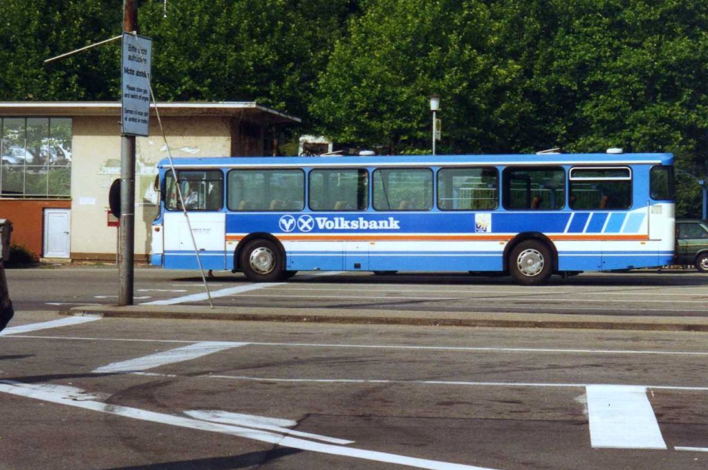 Mercedes O307, aufgenommen im August 1996 am Fhranleger in Meersburg.