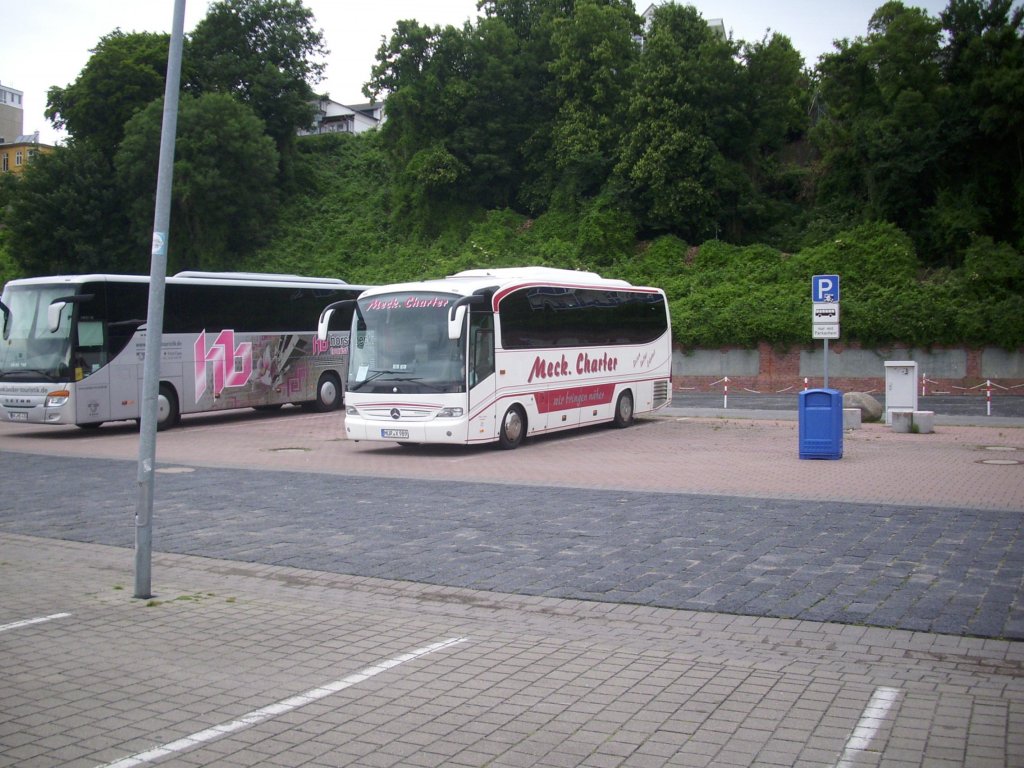 Mercedes Tourino von Meck. Charter aus Deutschland im Stadthafen Sassnitz am 01.07.2012