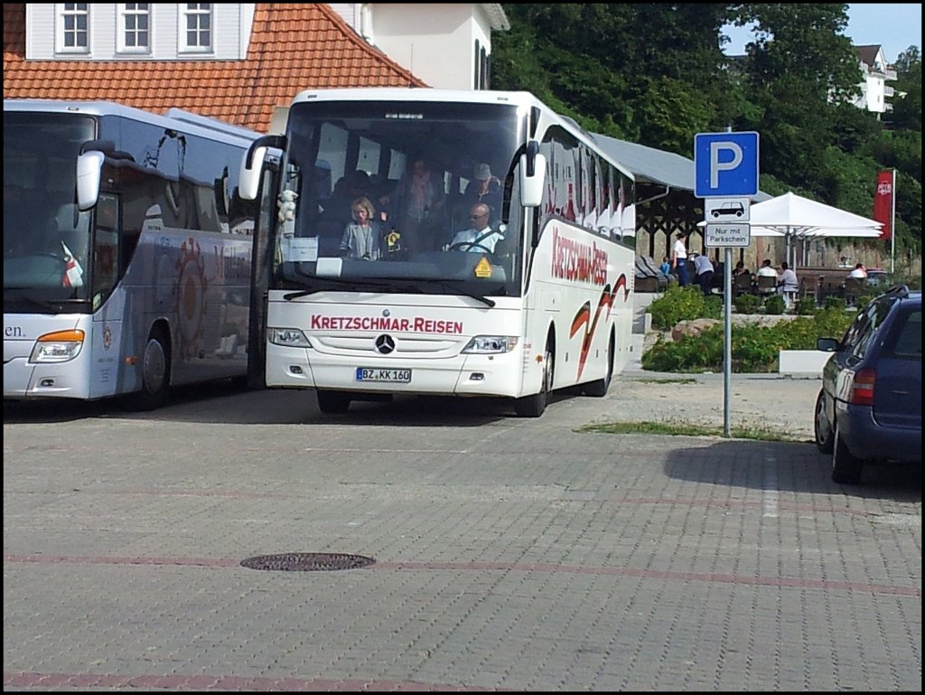 Mercedes Tourismo von Kretzschmar-Reisen aus Deutschland am 09.09.2012