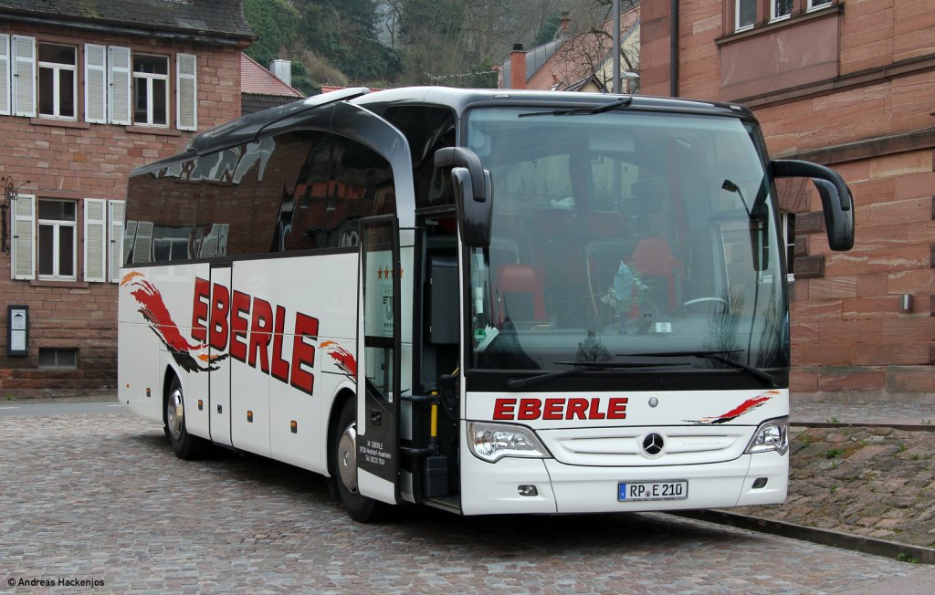 Mercedes Travego von  Eberle Reisen in Miltenberg 26.3.11