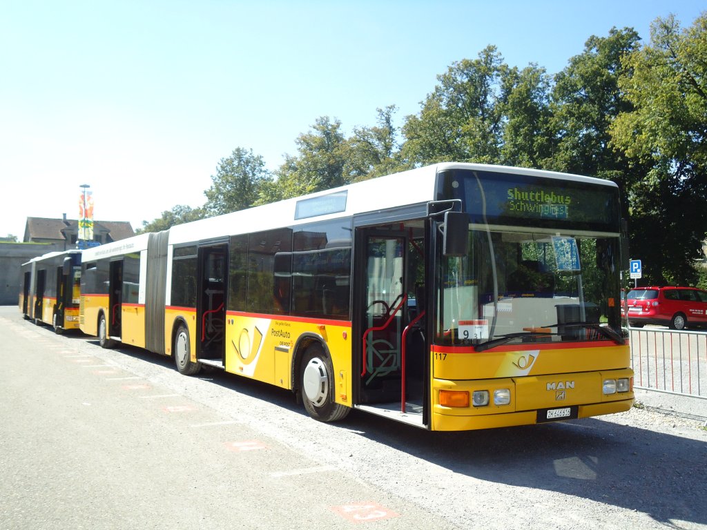 Moser, Flaach Nr. 117/ZH 646'616 MAN am 22. August 2010 Frauenfeld, Bahnhof