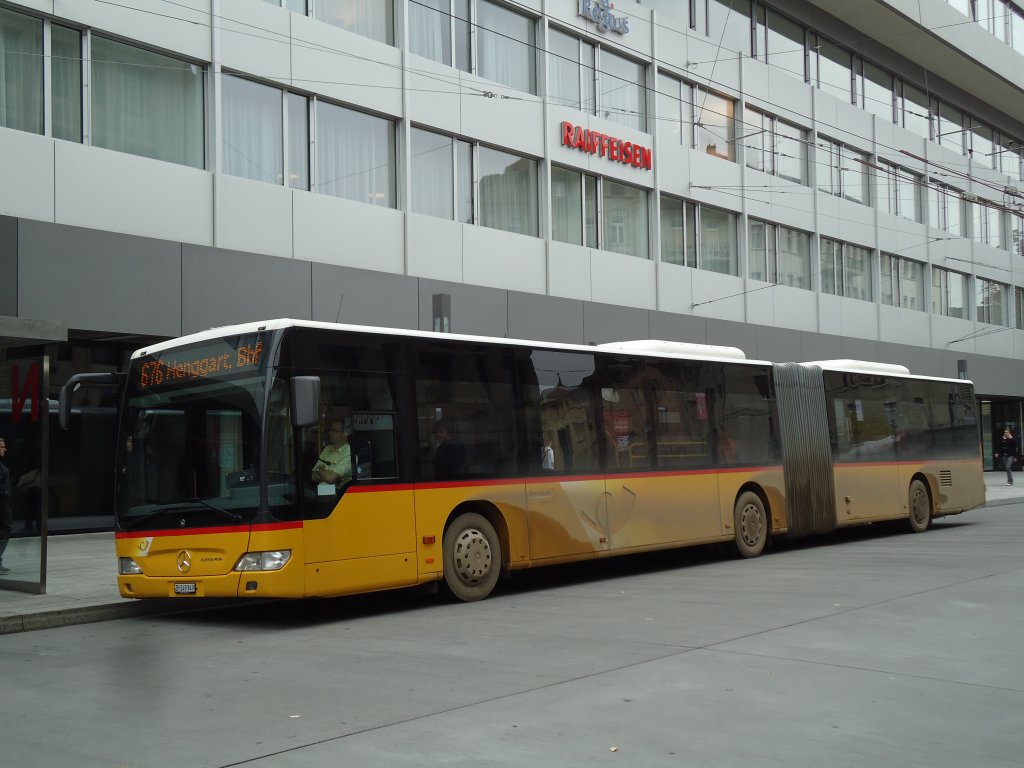 Moser, Flaach - Nr. 249/ZH 249'949 - Mercedes Citaro am 24. Oktober 2012 beim Hauptbahnhof Winterthur