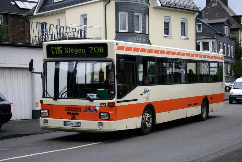 Muhl Busreisen 893 (AK MU 893).
Siegen, 18.9.2010.