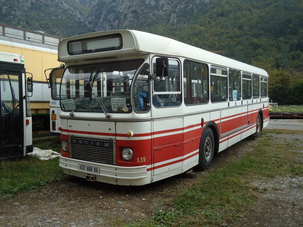 Muse Bus: Nr. 335/437 ADR 06 Saviem am 16. Oktober 2010 in Breil-sur-Roya