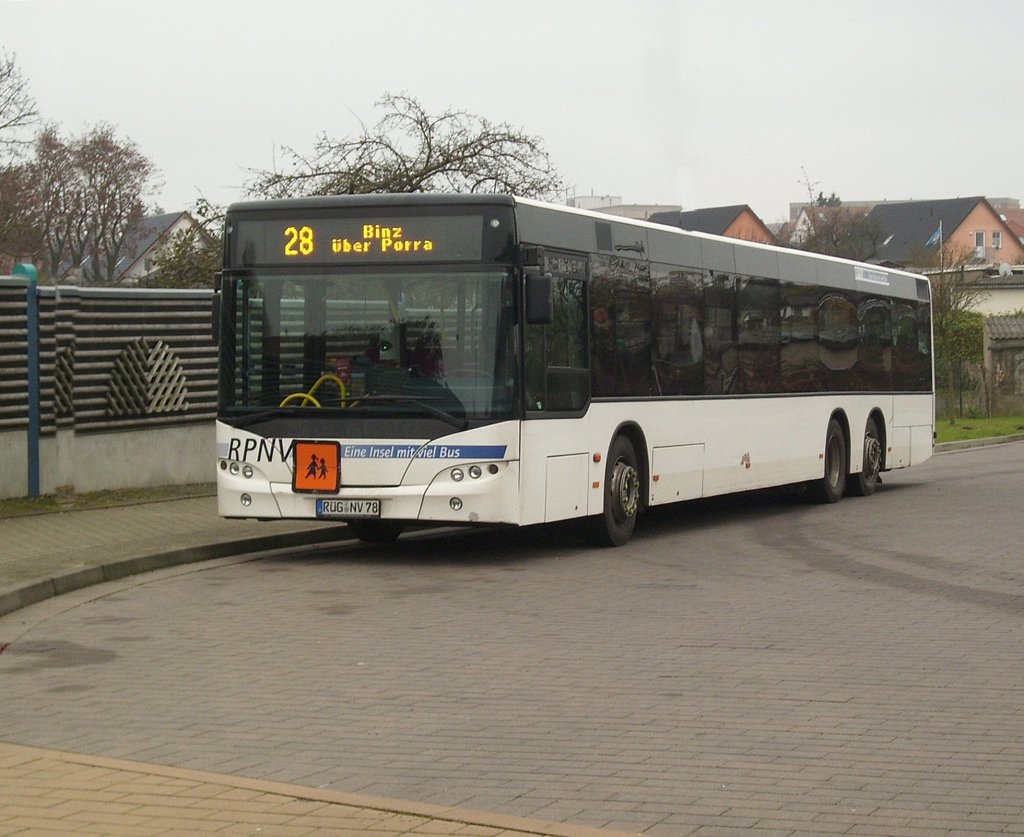 Neoplan Centroliner Evolution der RPNV in Bergen am 14.11.2011