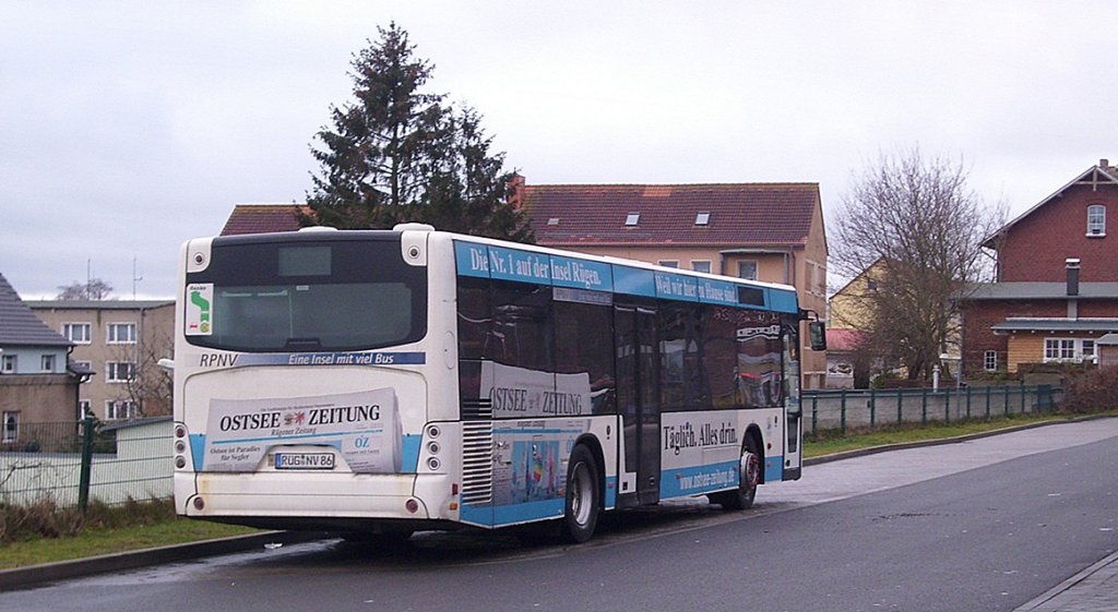 Neoplan Centroliner Evolution der RPNV in Sassnitz am 22.01.2012 

