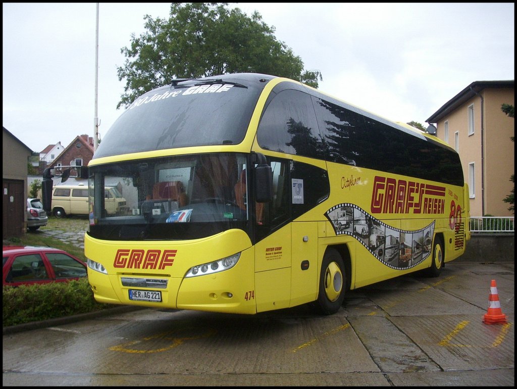 Neoplan Cityliner von Graf aus Deutschland in Sassnitz am 12.09.2012