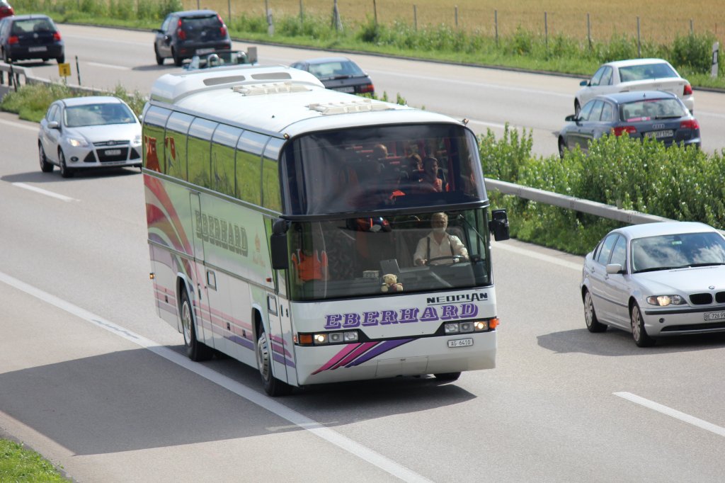 Neoplan de la maison Eberhard Reisen photographi le 08.07.2012  Oensingen 