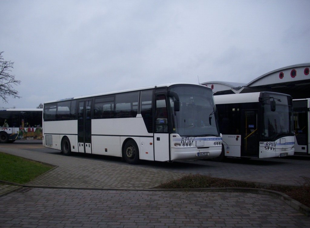 Neoplan Euroliner der RPNV in Bergen am 16.12.2011