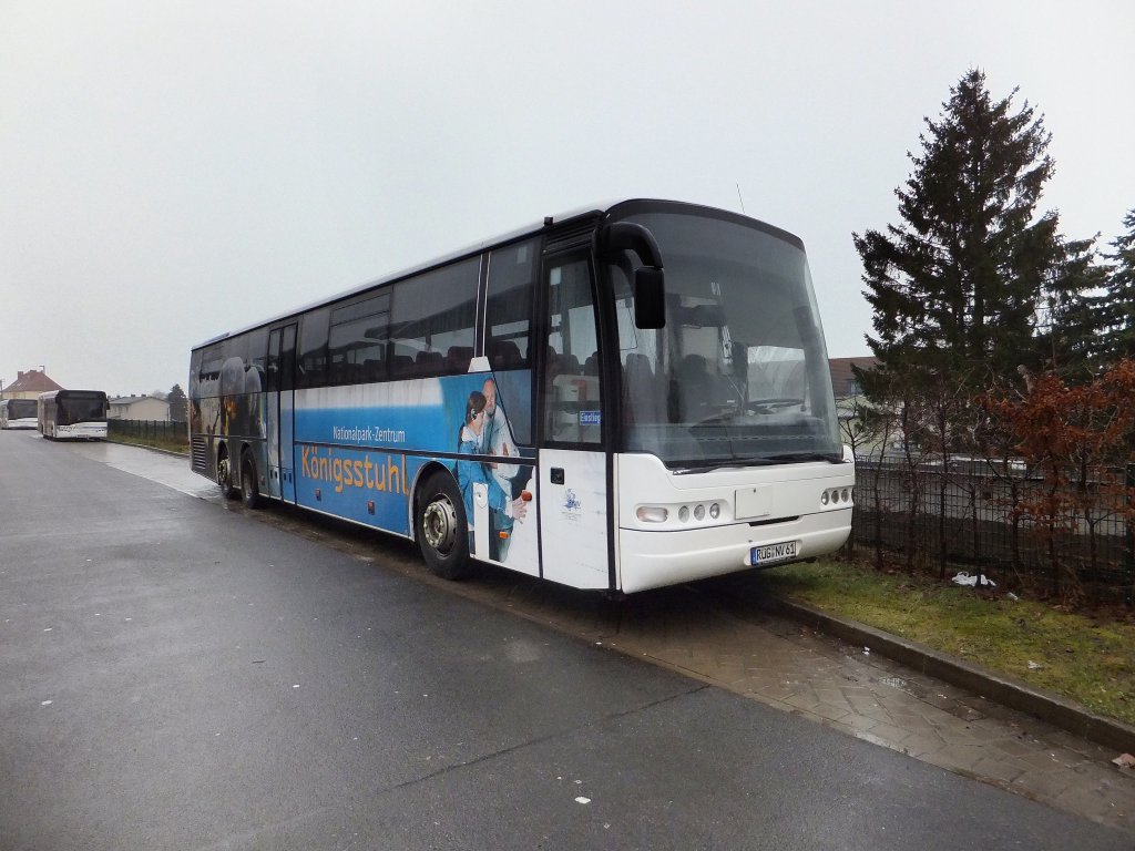 Neoplan Euroliner der RPNV in Sassnitz am 04.01.2013

