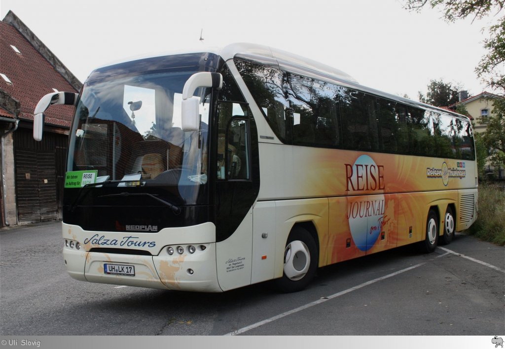 Neoplan Tourliner  Salza Tours , aufgenommen am 13. September 2012 in Kronach.