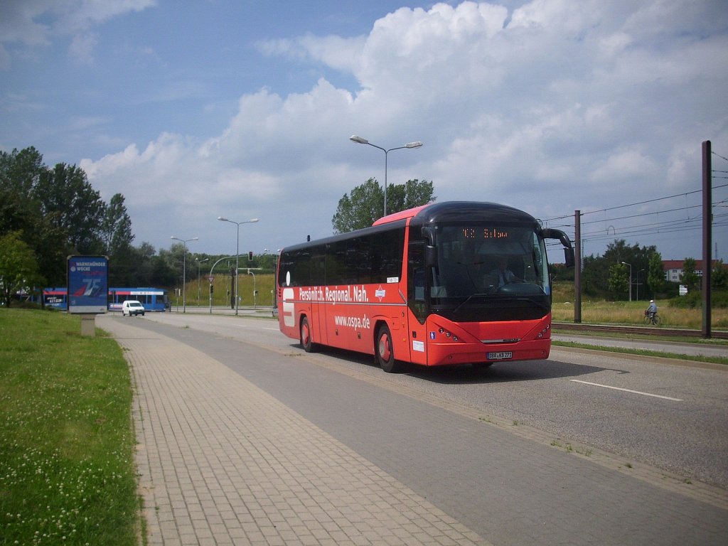 Neoplan Trendliner der Kstenbus GmbH in Rostock am 10.07.2012 

