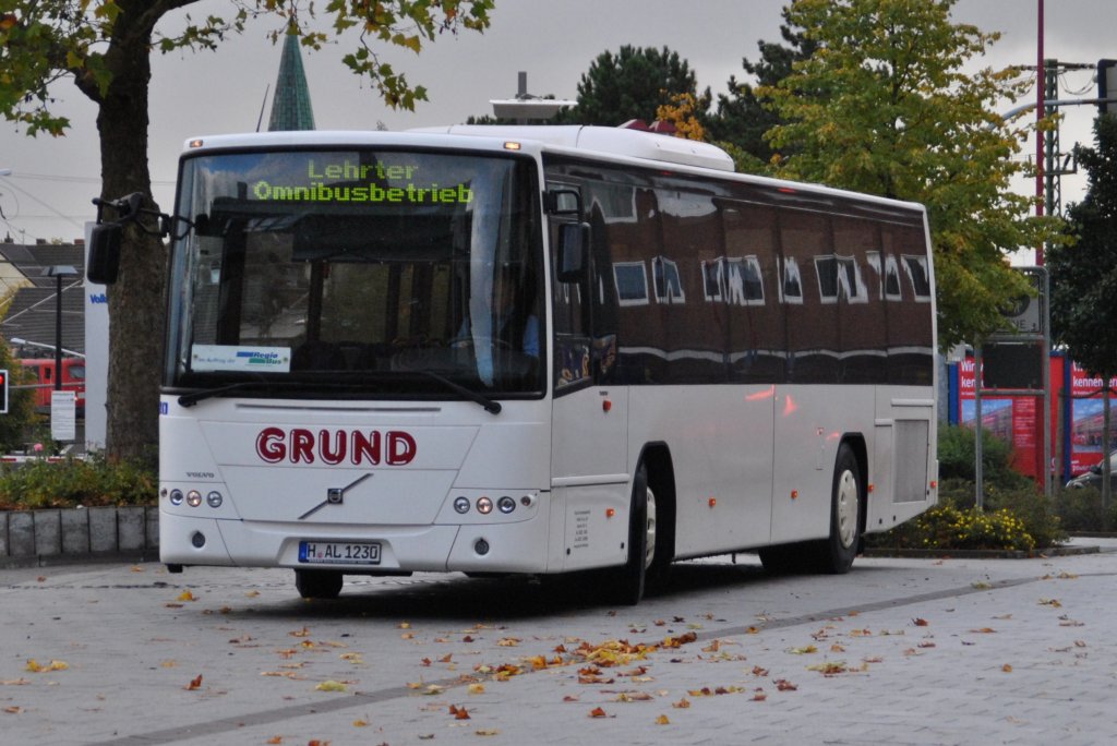 Neuer berlandbus ein Volvo 8700, in Lehrte/Burgdorfer Strae.