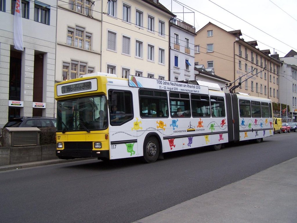 O-Bus Nr 117 am 20/03/10.