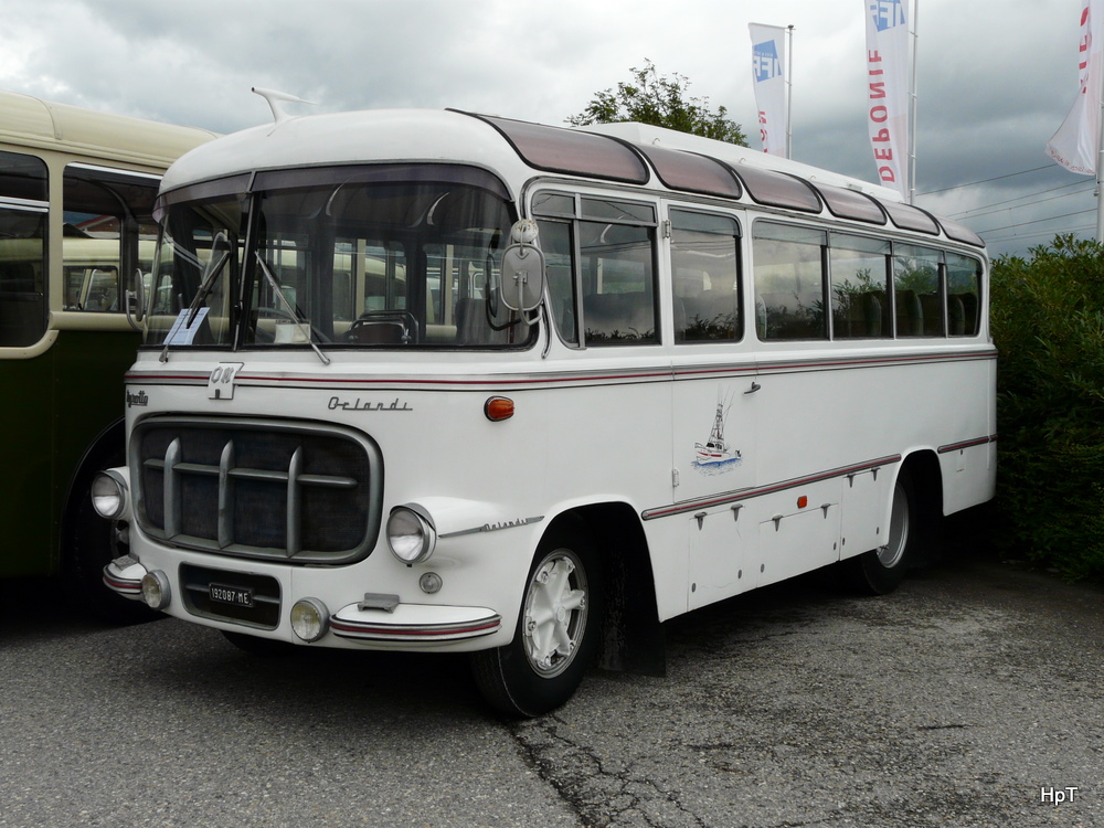 OM Oldtimer Bus zu Besuch aus Italien am Saurer Treff in Niederbipp am 28.08.2010