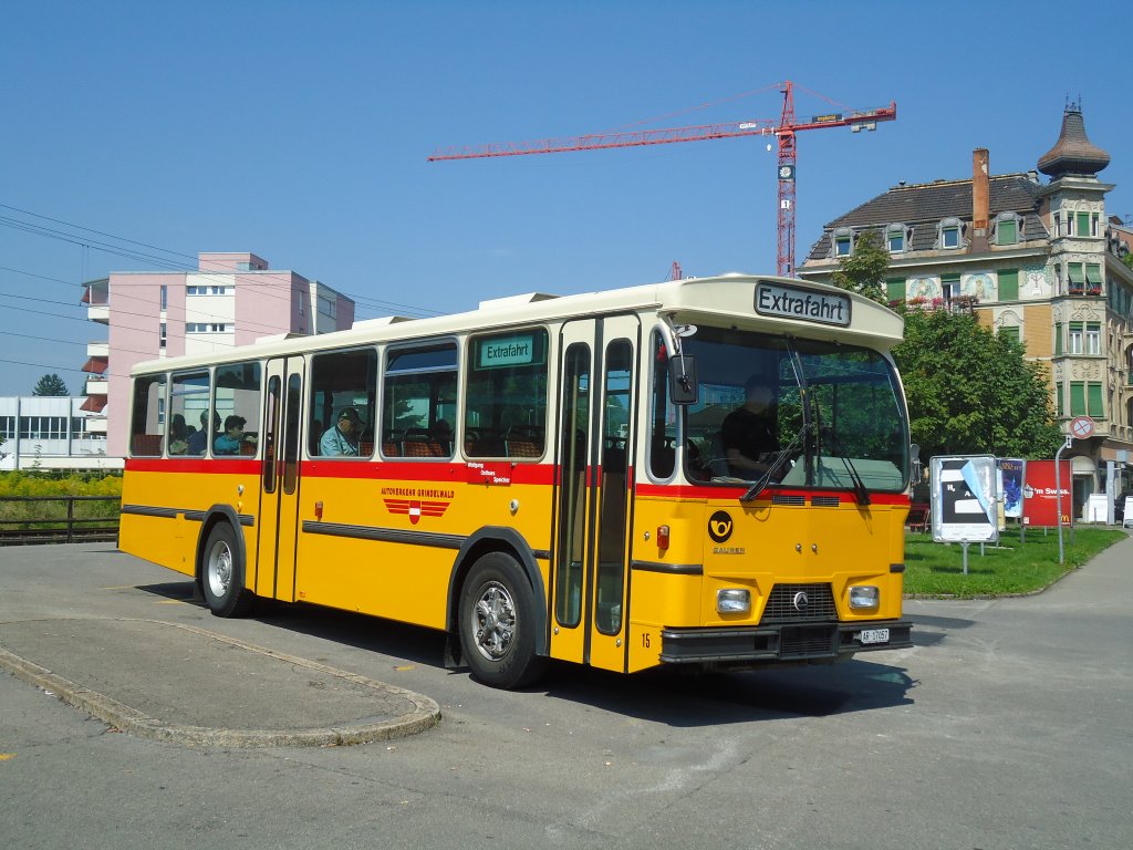 Osthues, Teufen AR 17'057 Saurer-Leyland/Hess (ex AVG Grindelwald Nr. 15; ex RhV Altsttten Nr. 42) am 21. August 2010 Arbon, Bahnhof