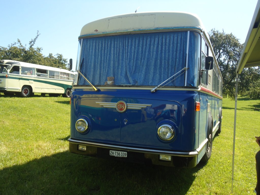 Oswald, Hausen a.A. - ZH 736'339 - FBW/Hess (ex AAGR Rothenburg Nr. 44) am 18. August 2012 in Affeltrangen, Kreuzegg