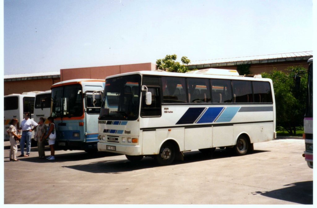 Otoyol M29 Reisebus, aufgenommen in der Umgebubng von Side/ Trkei.