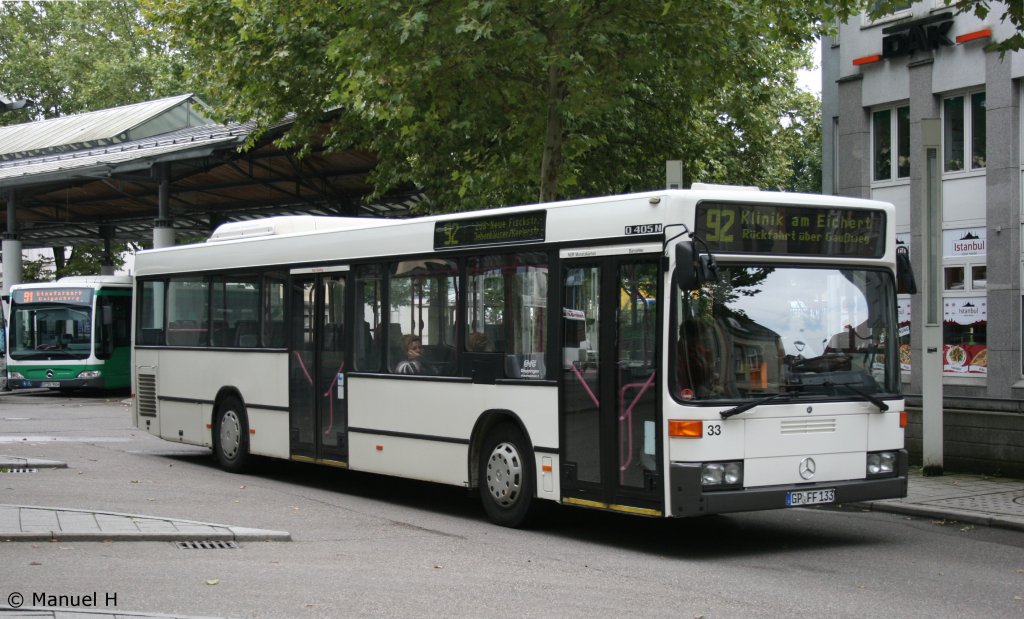 OVG 33 (GP FF 133).
Gppingen ZOB, 17.8.2010.